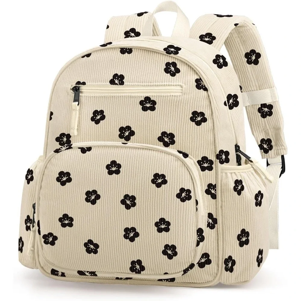atgark Corduroy Toddler Backpack for Girls Boys: Preschool Kindergarten Backpack